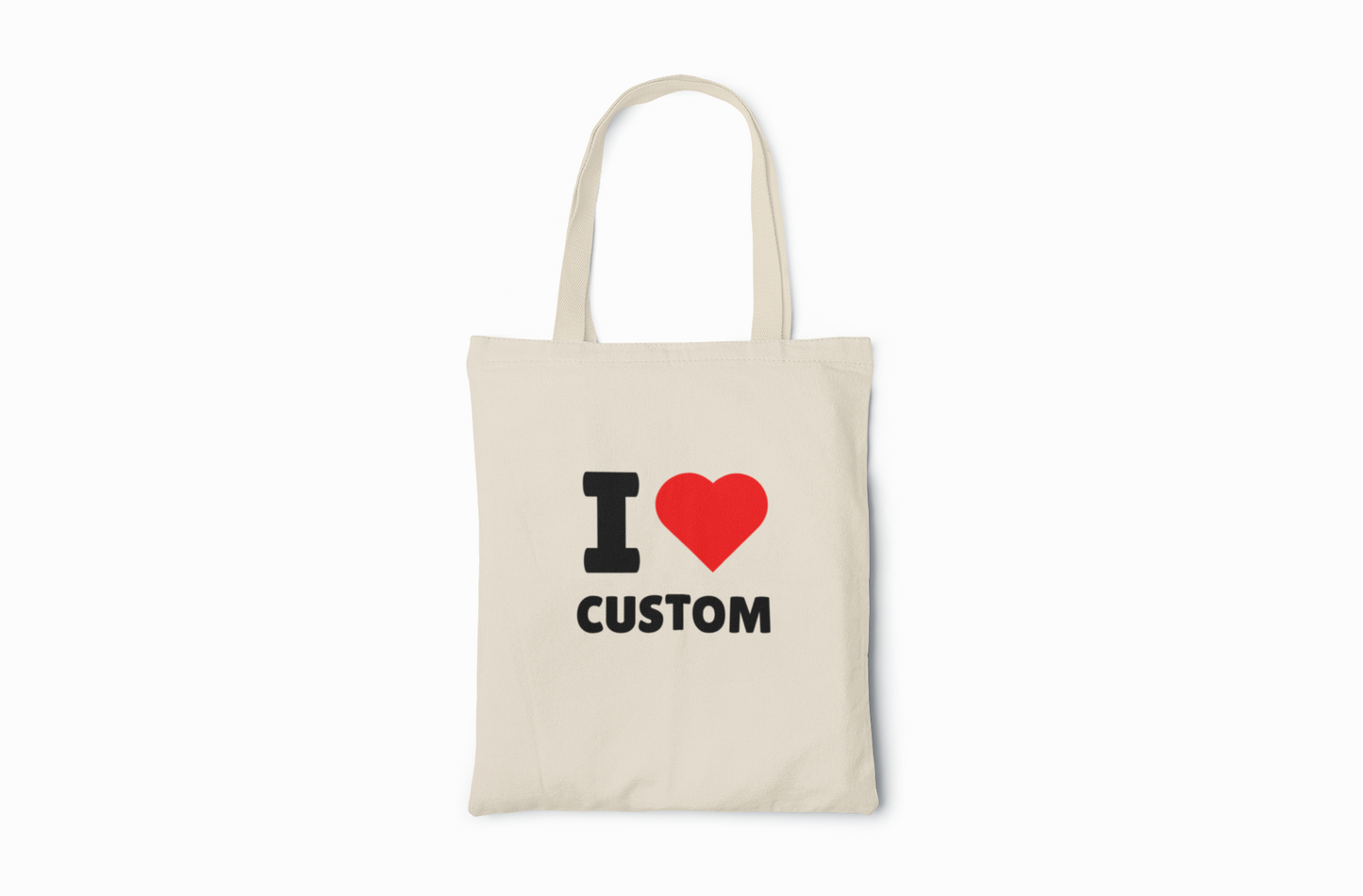 I love Custom Tote Bag