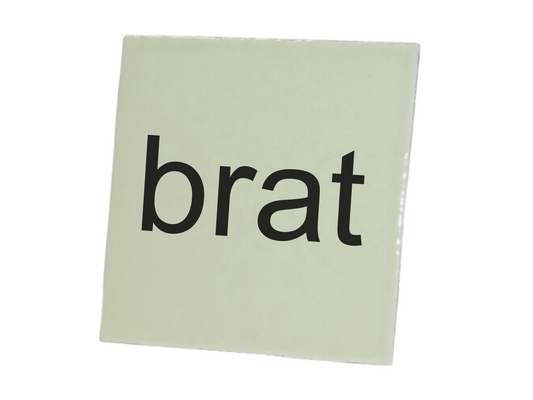 Tegeltje Brat - Groen