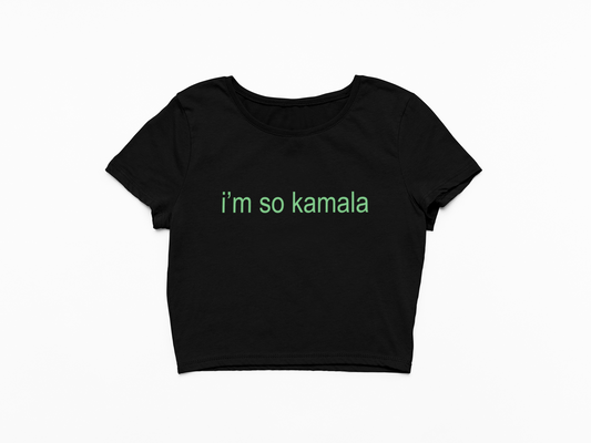 I'm So Kamala Crop Top – Stijlvol en Politiek Statement Shirt